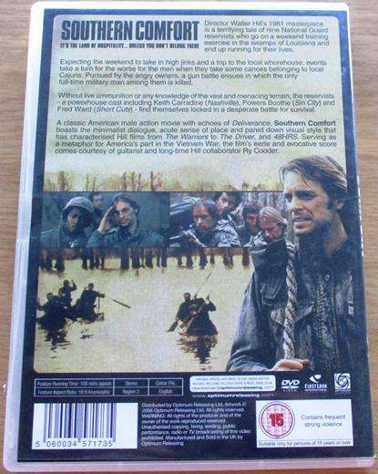 SOUTHERN COMFORT DVD Kevin Carradine  [BBOX 3] Region 2