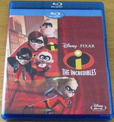 THE INCREDIBLES BLU RAY [BLU RAY SHELF]
