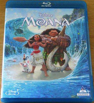 Disney MOANA BLU RAY [BLU RAY SHELF]