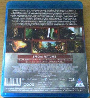 DREDD 3D BLU RAY 3D + BLU RAY [BLU RAY SHELF]