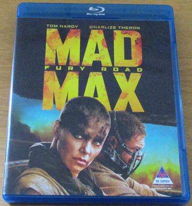 MAD MAX Fury Road Tom Hardy Charlize Theron [BLU RAY SHELF]