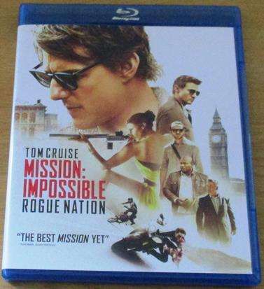 MISSION IMPOSSIBLE Rogue Nation BLU RAY Tom Cruise [BLU RAY SHELF]