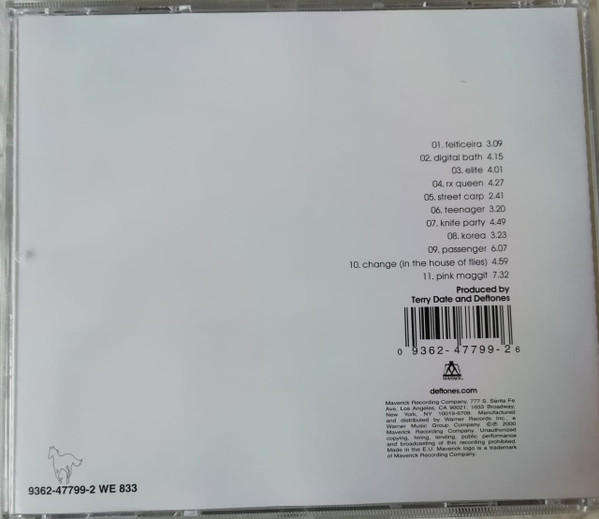 DEFTONES White Pony CD