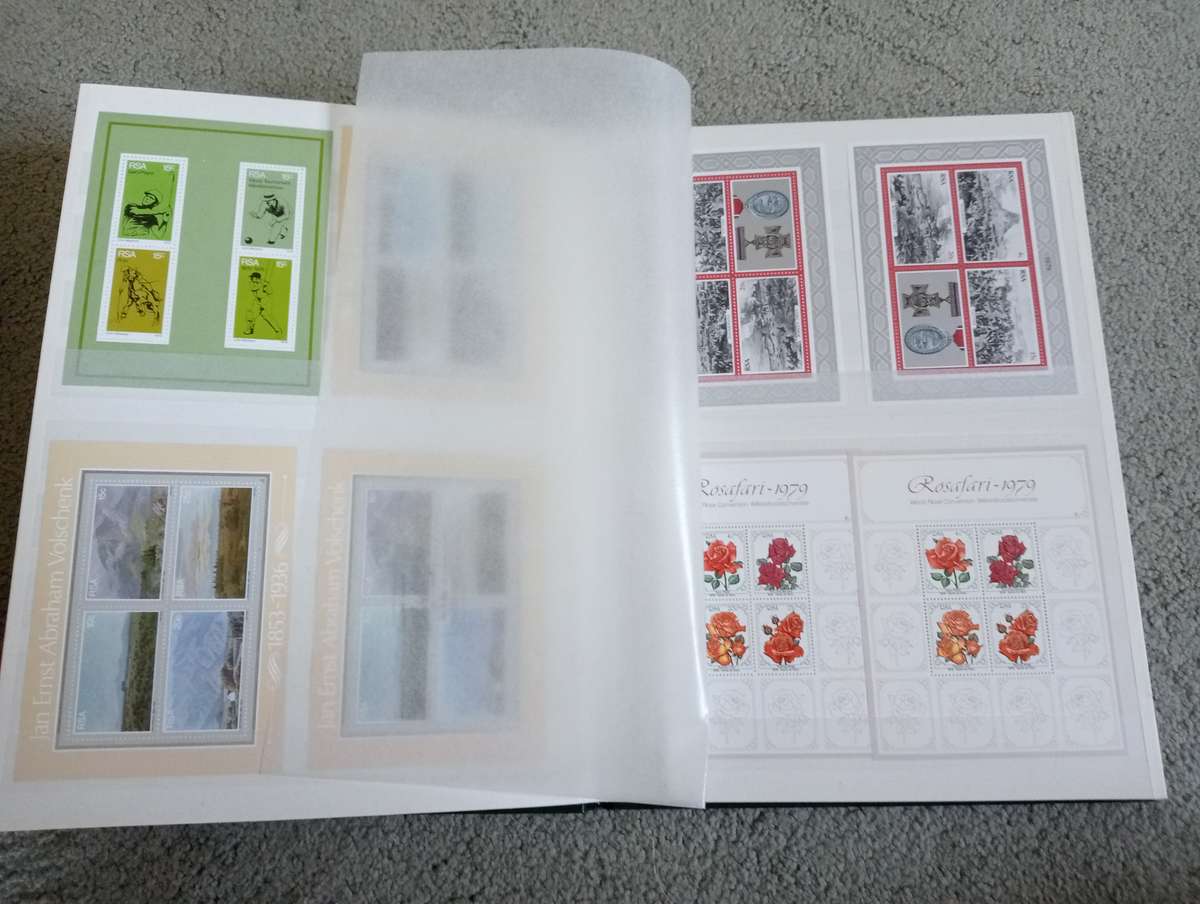 RSA-CLEAN STOCK BOOK FULL OF MINI SHEETS UMM AND CTO SEE BELOW