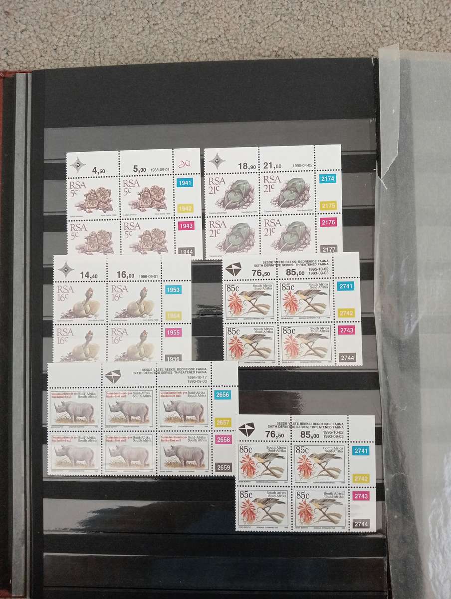 RSA-SOME SUPERB UMM CONTROL BLOCKS-SOME CTO BUT SOME SCARCE !!!-SEE BELOW