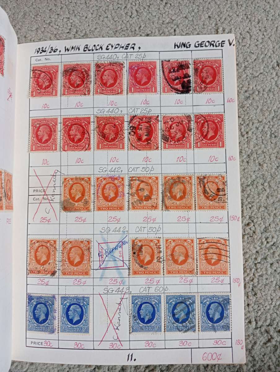 MANY USEFUL PAGES IN APPROVAL BOOKS-YOU WILL RECEIVE MORE THAN YOU SEE BELOW