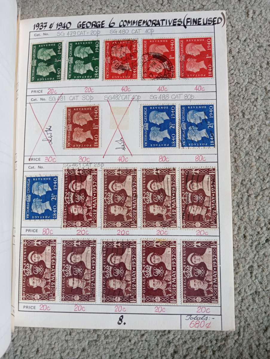 MANY USEFUL PAGES IN APPROVAL BOOKS-YOU WILL RECEIVE MORE THAN YOU SEE BELOW