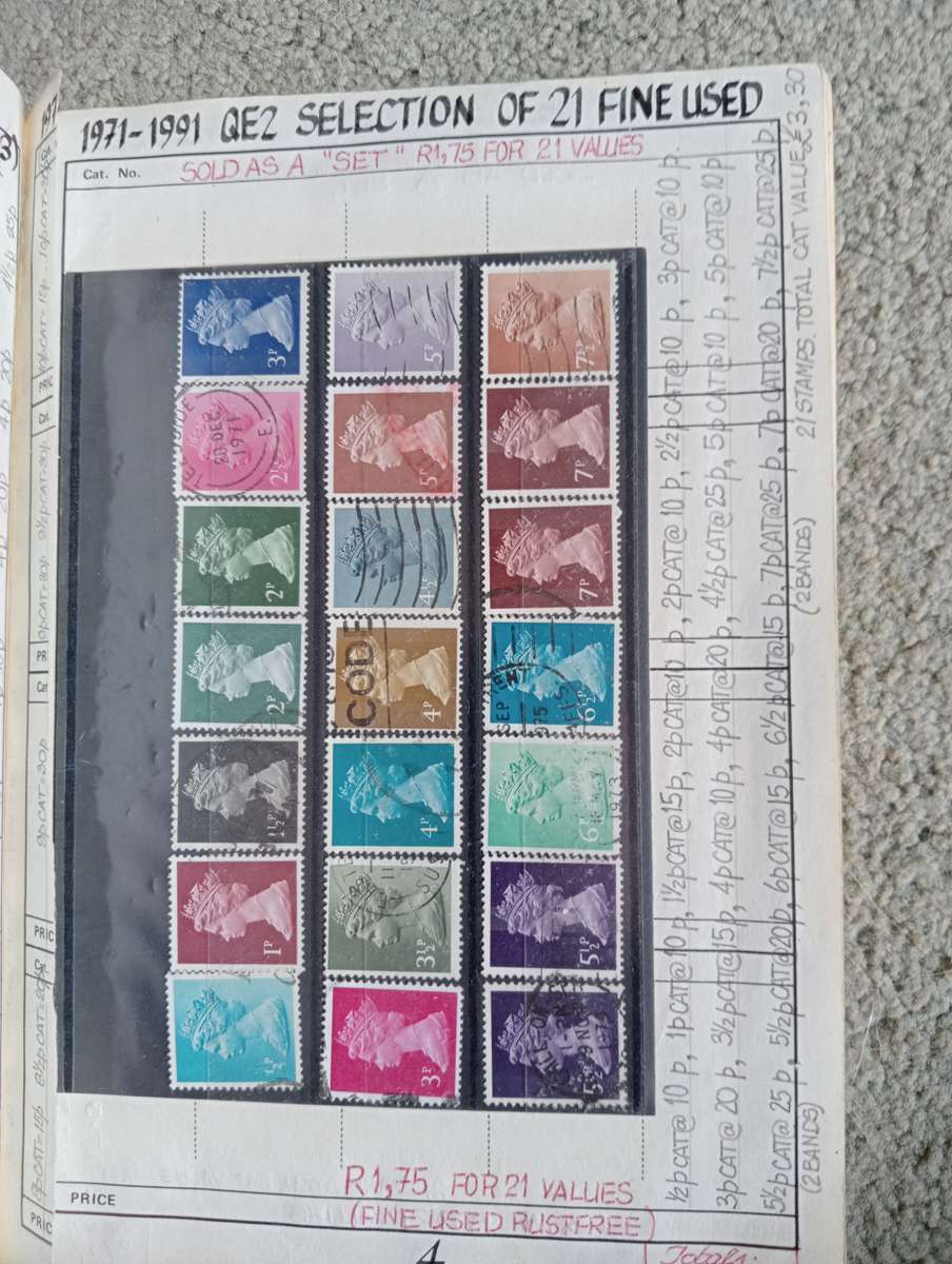 MANY USEFUL PAGES IN APPROVAL BOOKS-YOU WILL RECEIVE MORE THAN YOU SEE BELOW