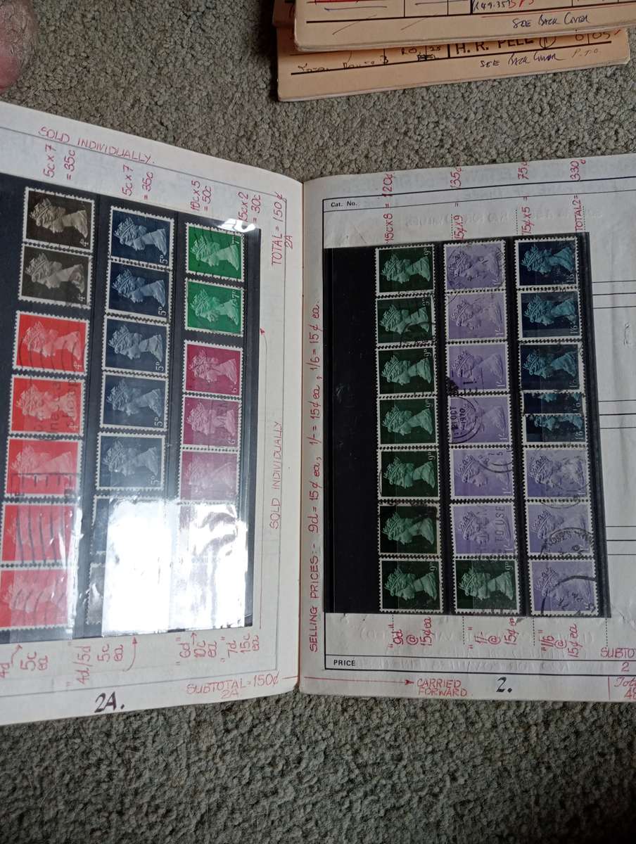 MANY USEFUL PAGES IN APPROVAL BOOKS-YOU WILL RECEIVE MORE THAN YOU SEE BELOW