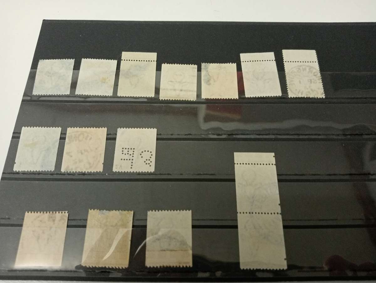 UNION-COILS VERY SCARCE LOT-PAPER JOINS ISOLATED PERF HOLES ETC     SEE  STRONG LOTS TODAY !!!