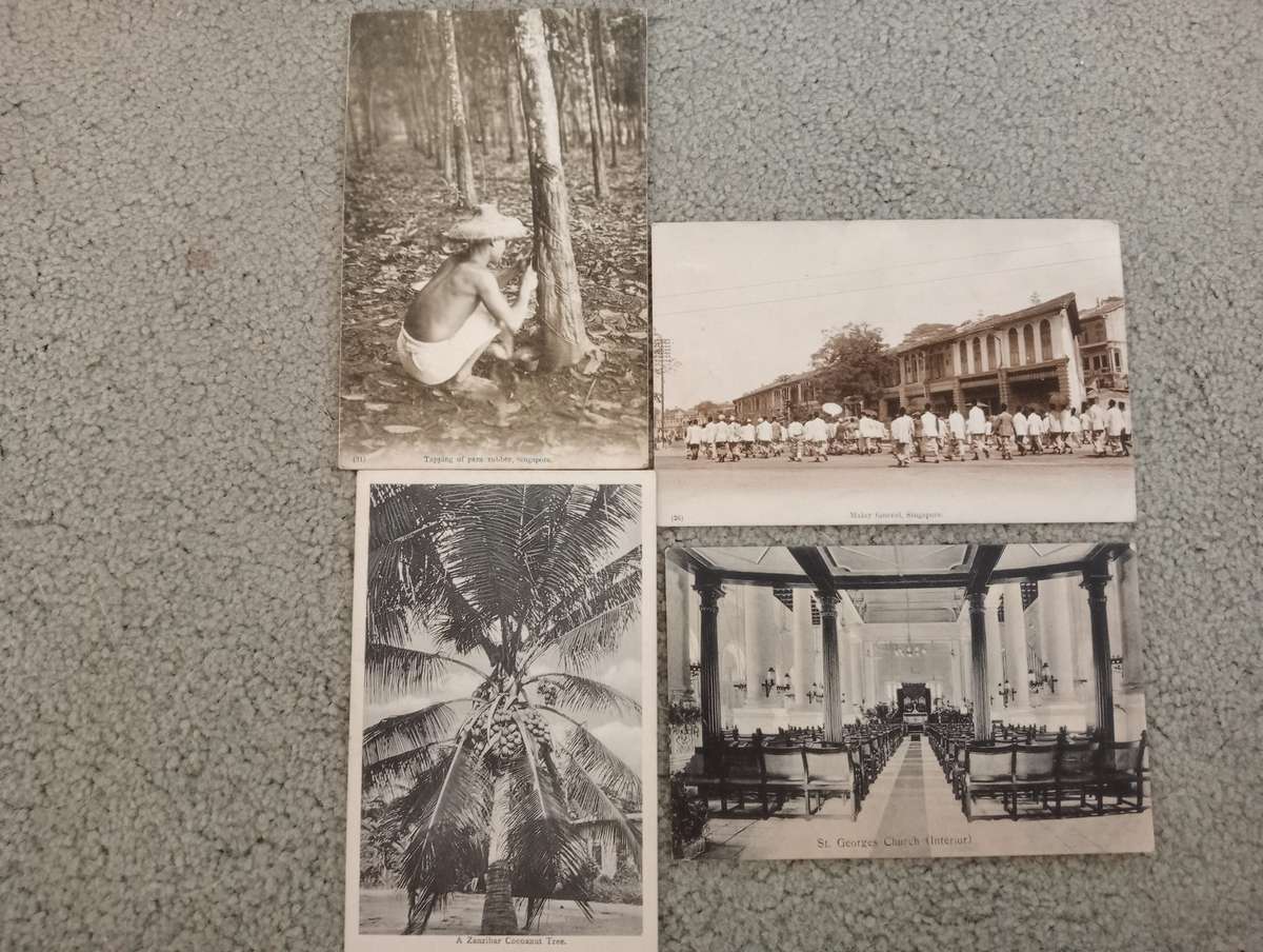 LOVELY     4 EARLY 1900`s POSTCARDS-SEE THEM ALL TODAY-ANY BUY NOW GETS AN EXTRA CARD !!!