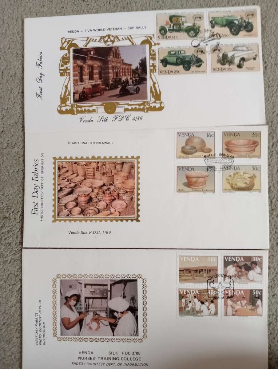 VENDA-WONDERFUL AND SCARCE LIMITED " SILK COVERS "  SEE ALL LISTED