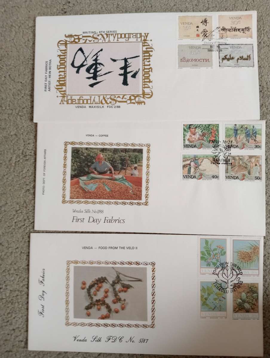 VENDA-WONDERFUL AND SCARCE LIMITED " SILK COVERS "  SEE ALL LISTED