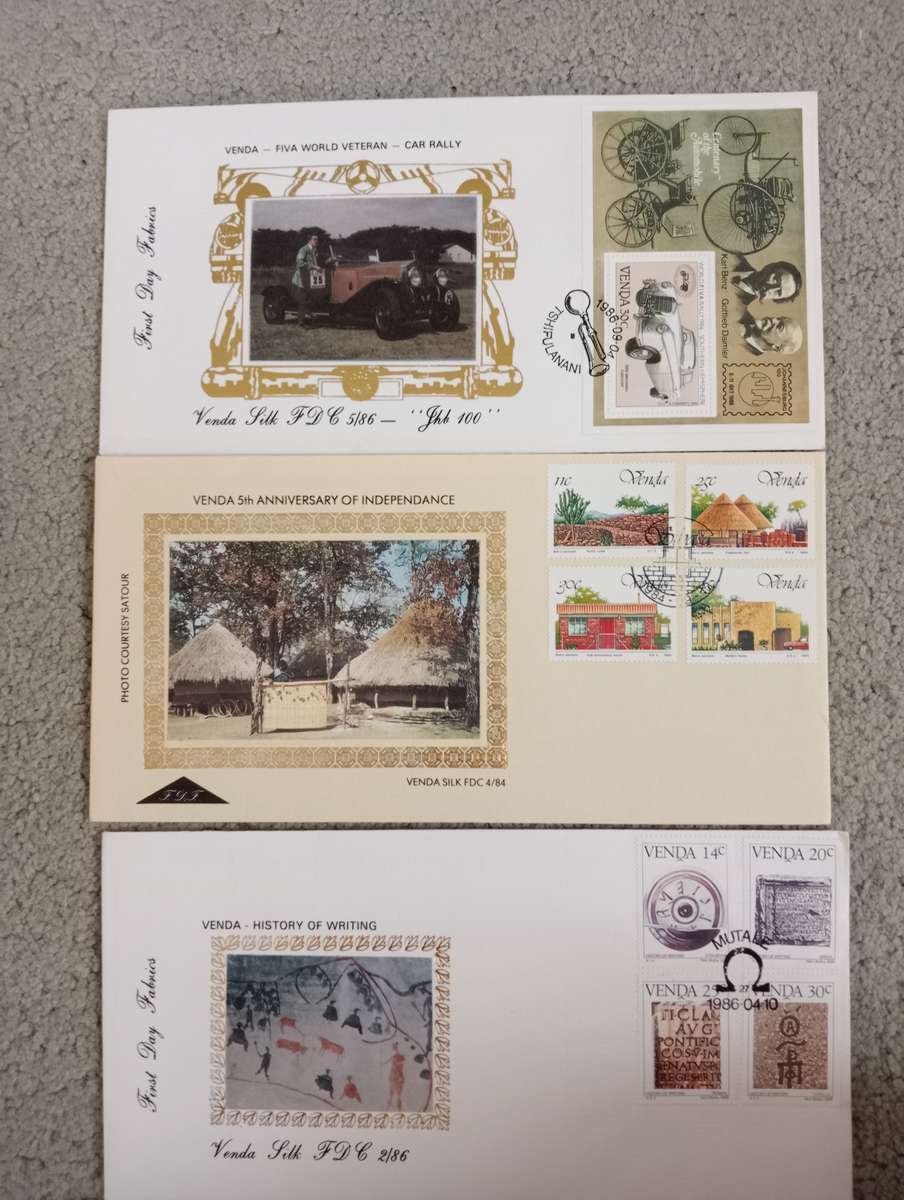 VENDA-WONDERFUL AND SCARCE LIMITED " SILK COVERS "  SEE ALL LISTED