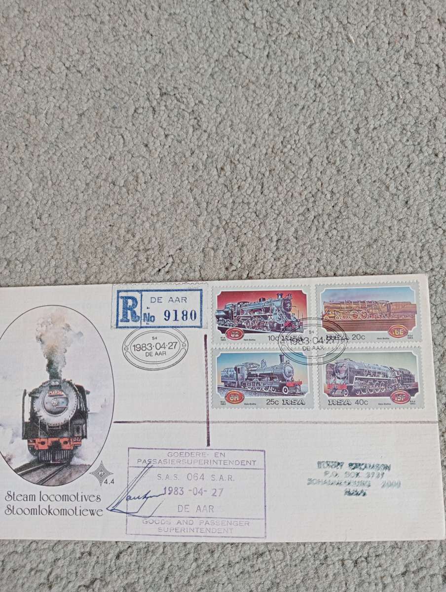 RSA-SOME VERY SCARCE OFFICIAL SIGNED FDC-SEE THEM ALL TODAY