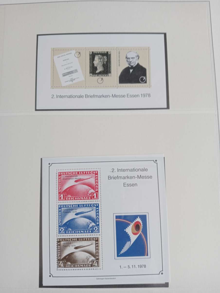 VERY SCARCE SUPERB UMM MINI SHEETS " 1978 NEUDRUCK "  ANY BUY NOW GETS A FREE SHEET