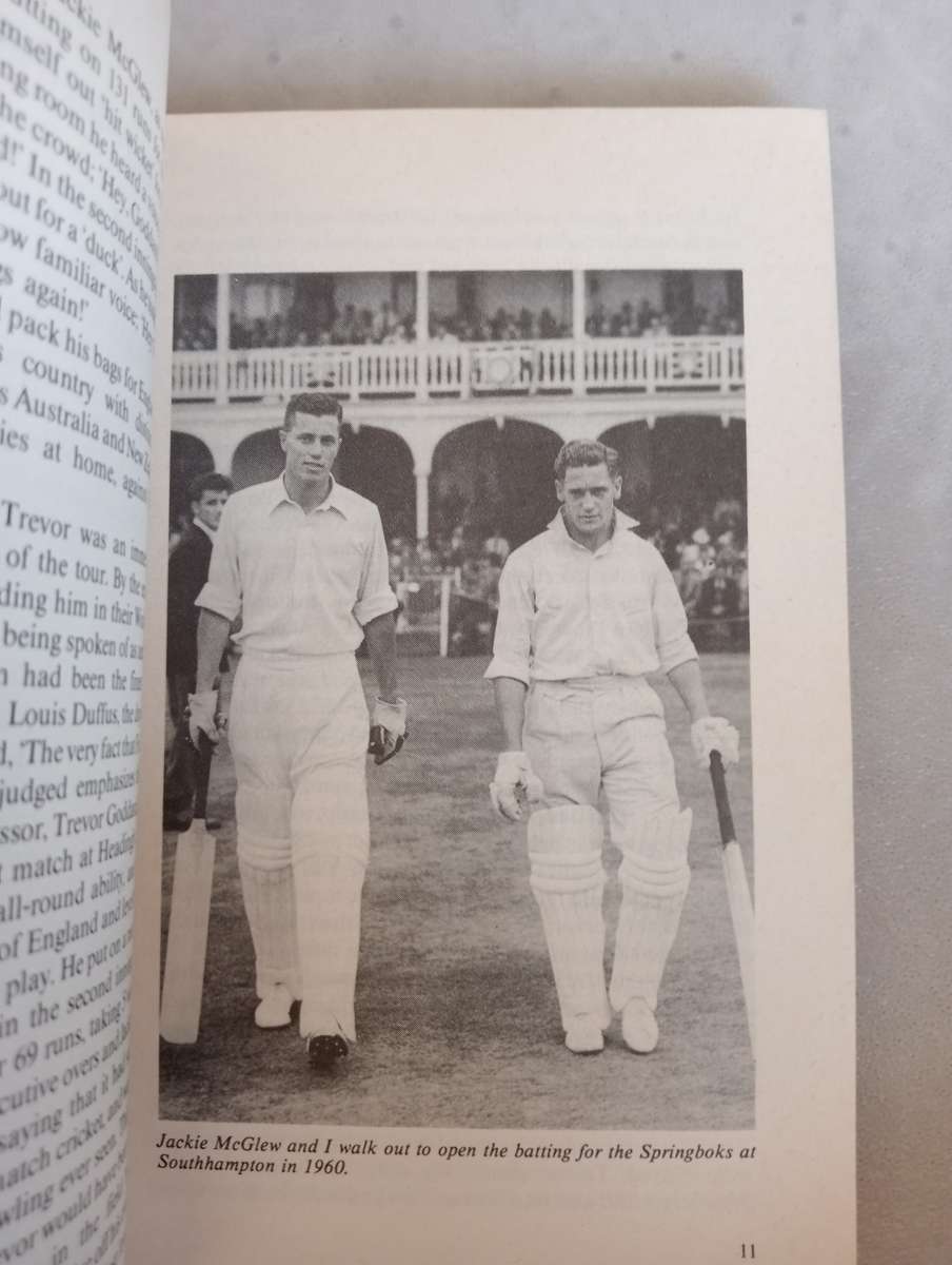 SIGNED BOOKS ON AUCTION TODAY- " SCARCE CRICKET BOOK SIGNED BY    TREVOR GODDARD  "