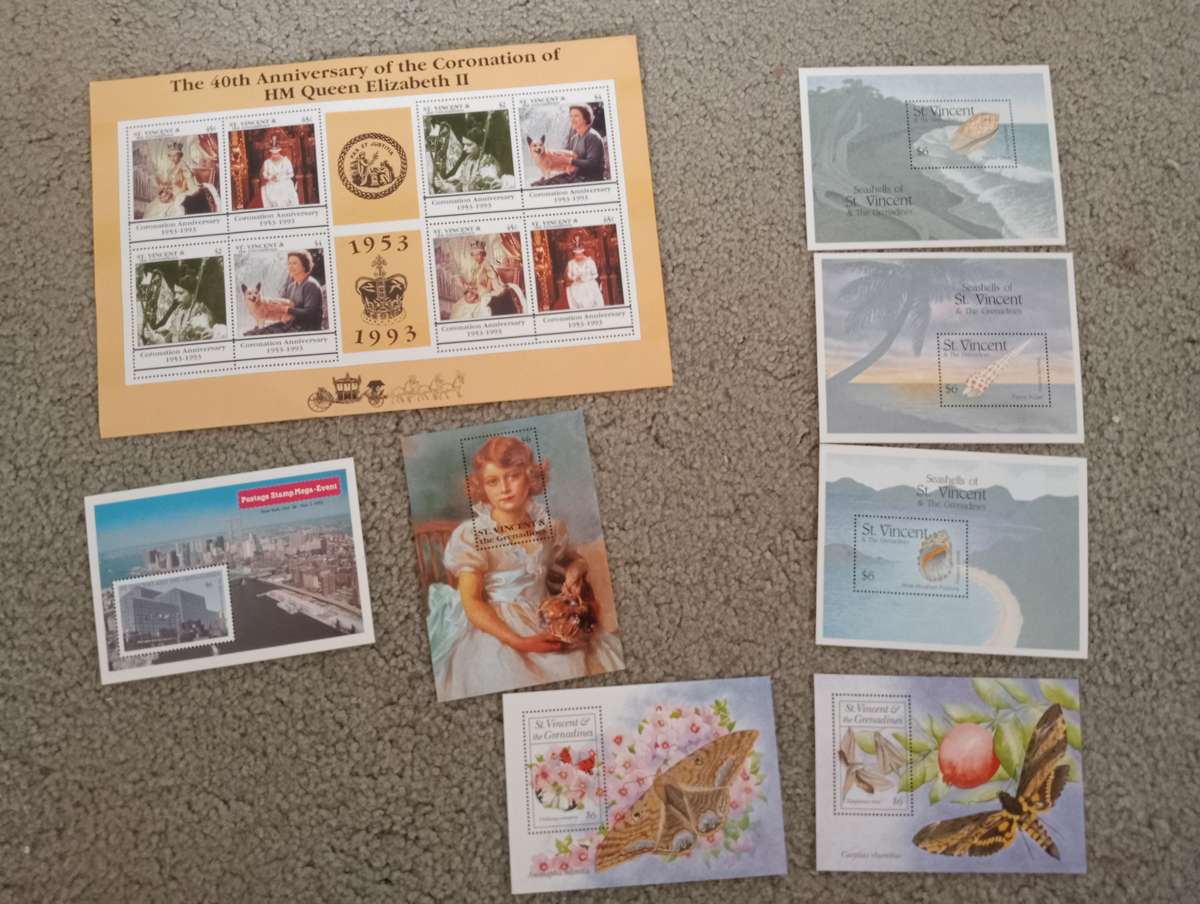 ST.VINCENT SUPERB POST OFFICE FRESH M/SHEETS ETC-HIGH CAT VALUE    BUY NOW`S GET FREE ITEMS