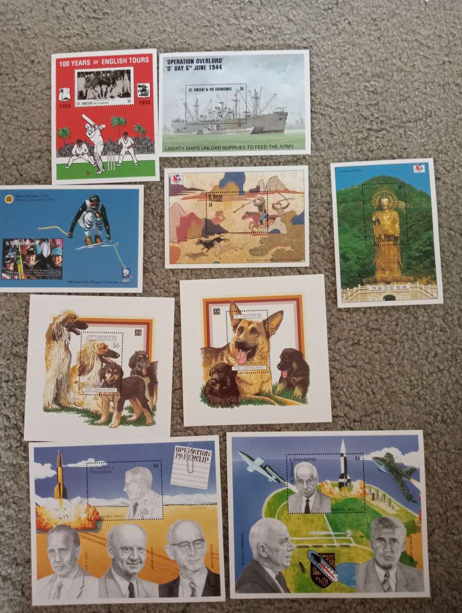 ST.VINCENT SUPERB POST OFFICE FRESH M/SHEETS ETC-HIGH CAT VALUE    BUY NOW`S GET FREE ITEMS