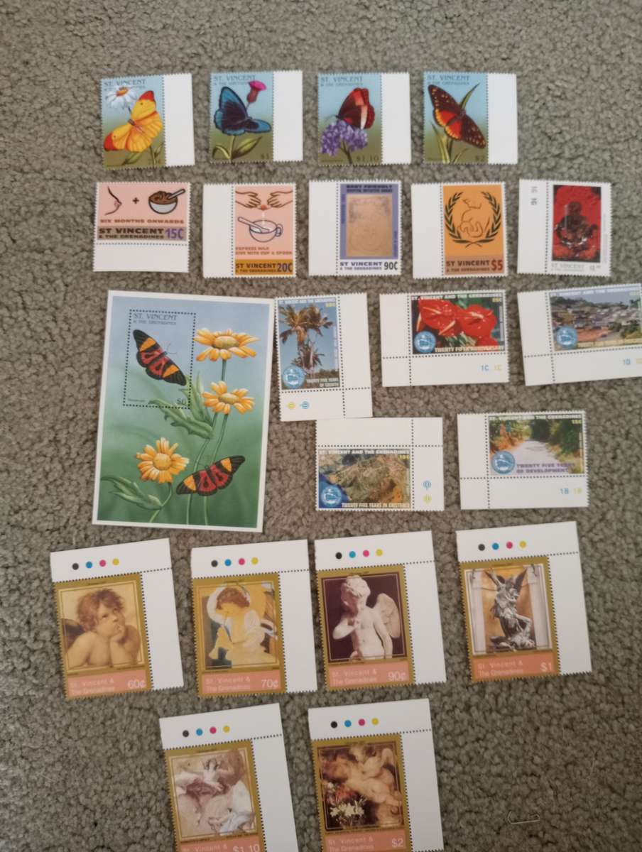 ST.VINCENT SUPERB POST OFFICE FRESH M/SHEETS ETC-HIGH CAT VALUE    BUY NOW`S GET FREE ITEMS