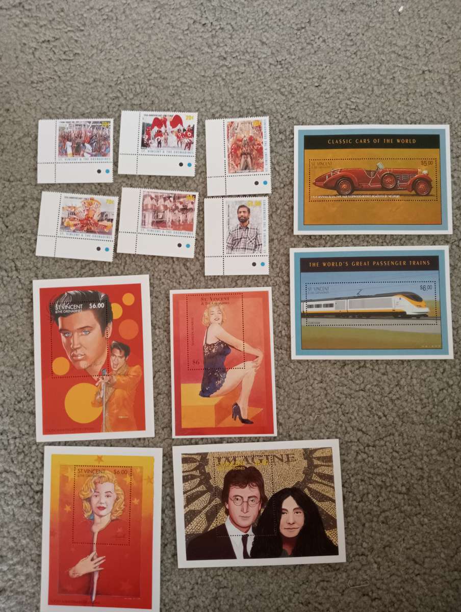 ST.VINCENT SUPERB POST OFFICE FRESH M/SHEETS ETC-HIGH CAT VALUE    BUY NOW`S GET FREE ITEMS