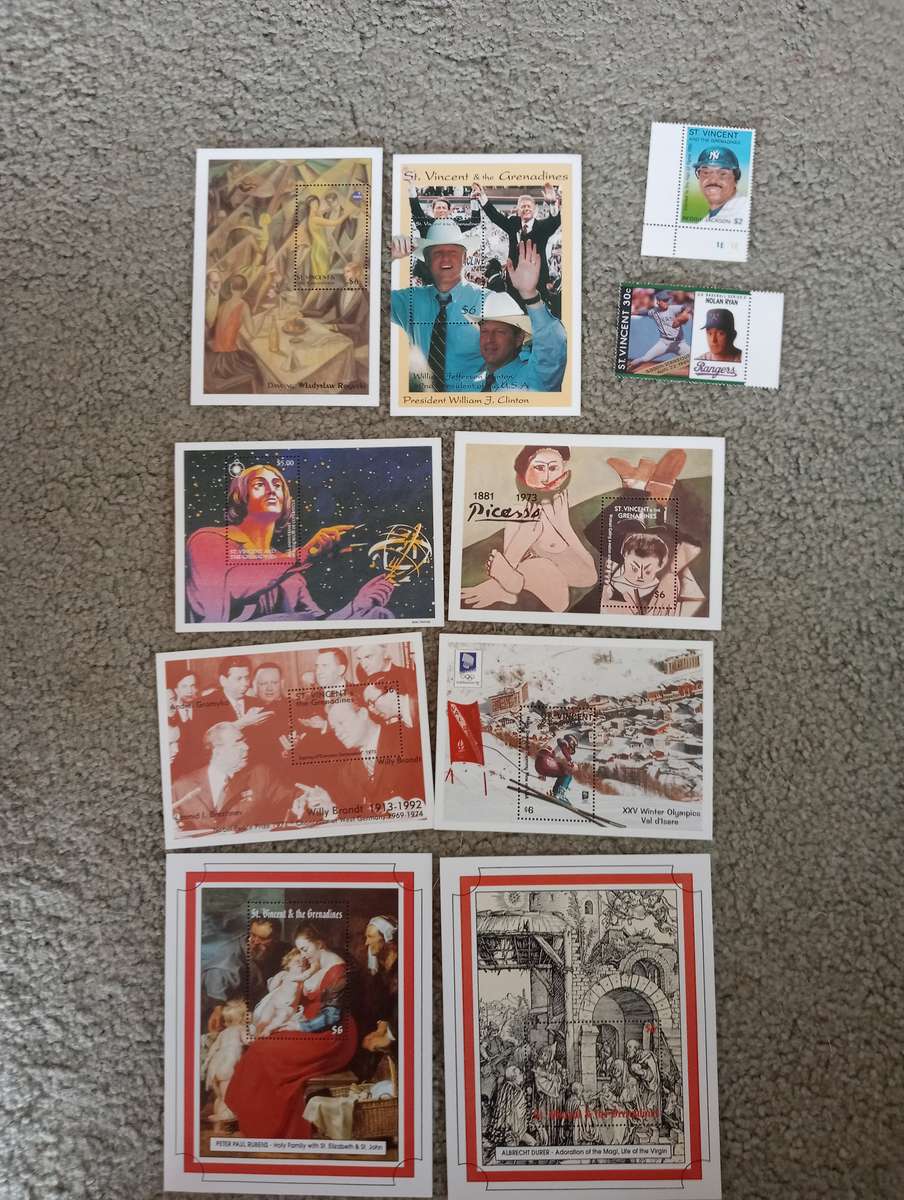 ST.VINCENT SUPERB POST OFFICE FRESH M/SHEETS ETC-HIGH CAT VALUE    BUY NOW`S GET FREE ITEMS