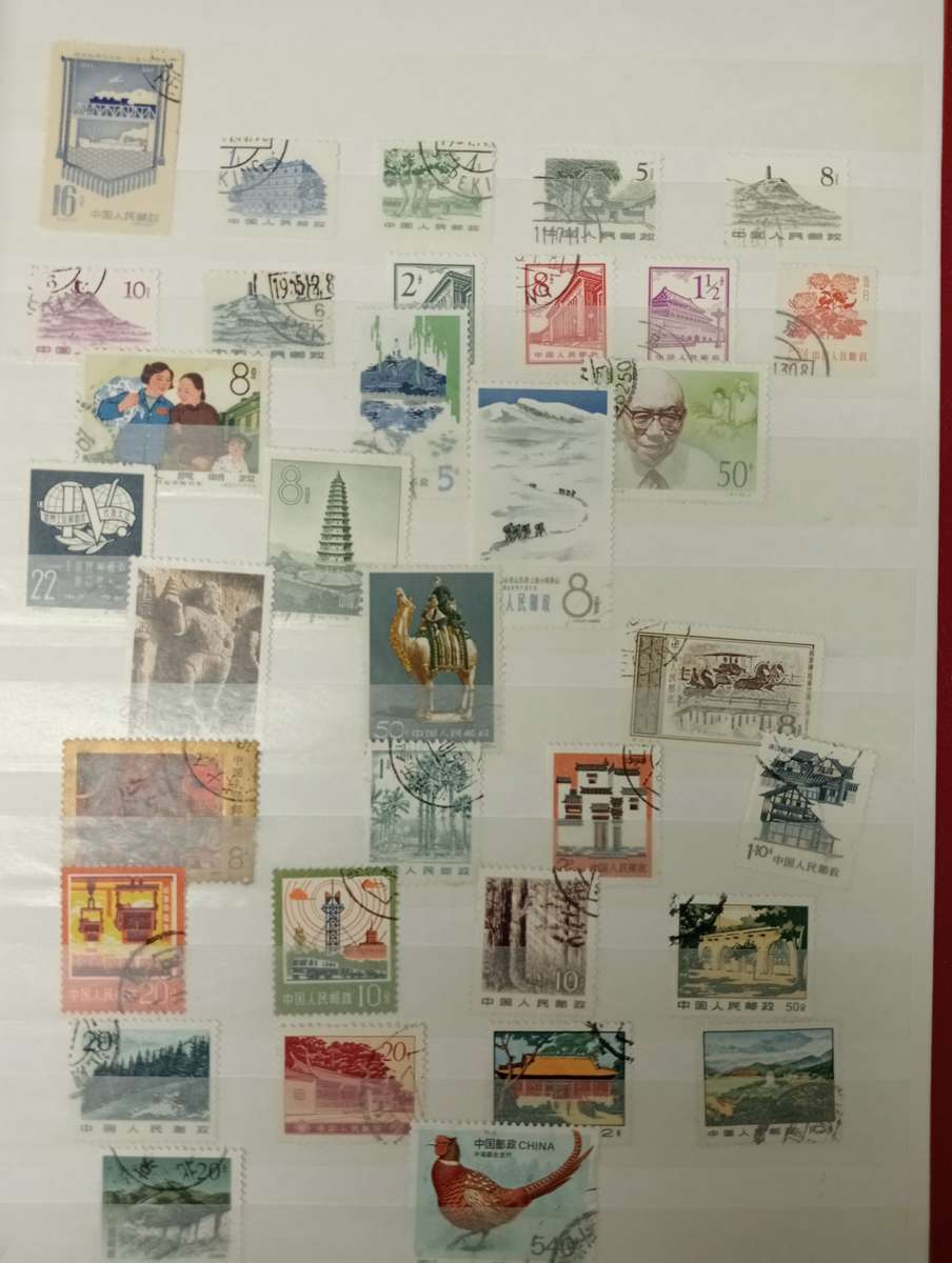 LOVELY SCARCE CHINESE LOTS VFM/USED-SEE ALL THE LOTS-BUYER WHO BUYS THE MOST GETS THE ALBUM