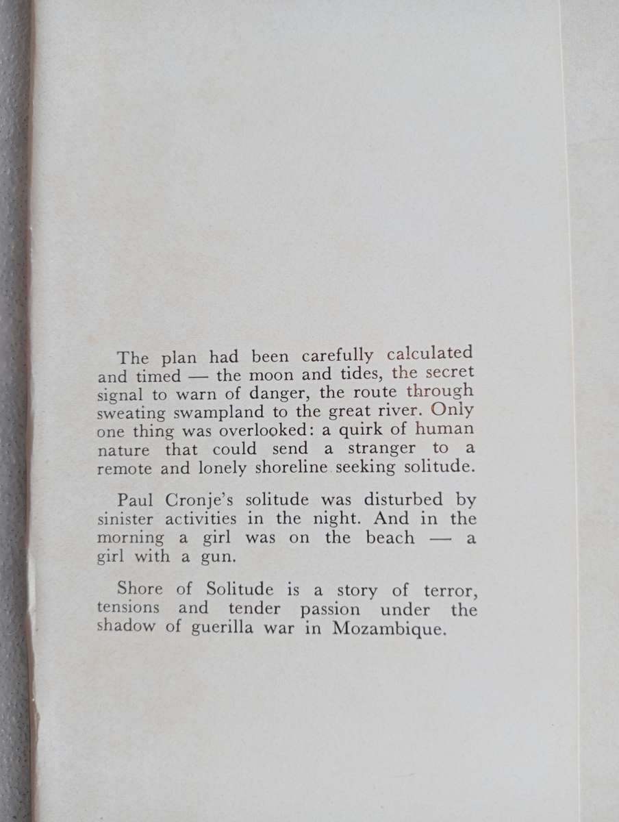 SIGNED BOOKS ON AUCTION TODAY-SOME VERY SCARCE " WAR IN MOZAMBIQUE-SIGNED !!  "