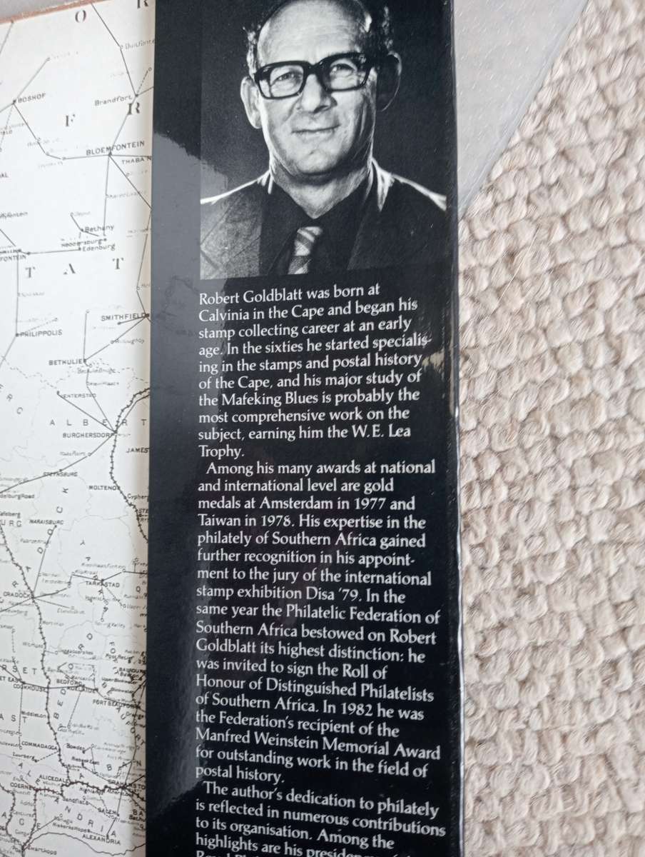 THE VERY SOUGHT AFTER  HARD COVER " GOLDBLATT`s, POSTMARKS OF THE CAPE OF GOOD HOPE "