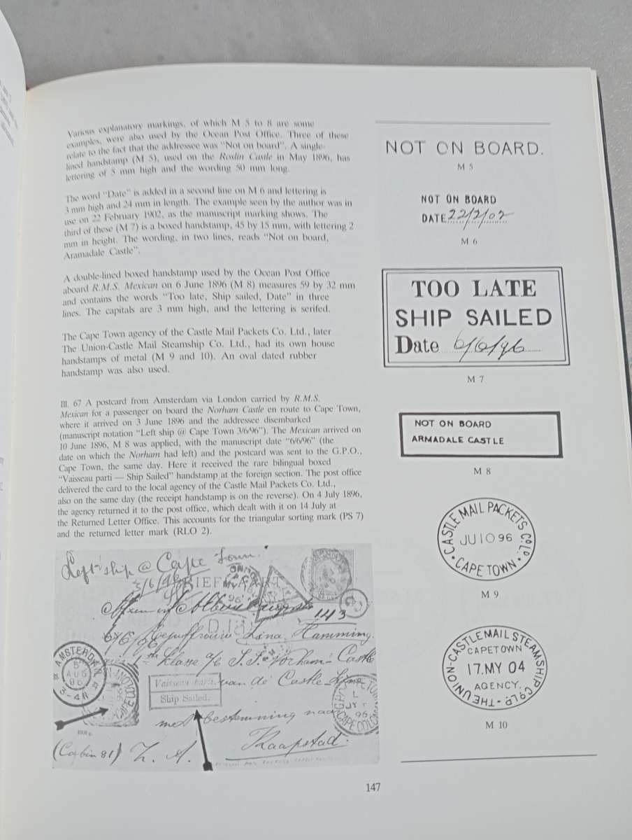 THE VERY SOUGHT AFTER  HARD COVER " GOLDBLATT`s, POSTMARKS OF THE CAPE OF GOOD HOPE "