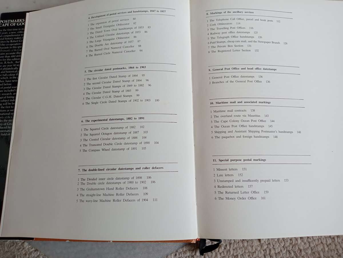 THE VERY SOUGHT AFTER  HARD COVER " GOLDBLATT`s, POSTMARKS OF THE CAPE OF GOOD HOPE "