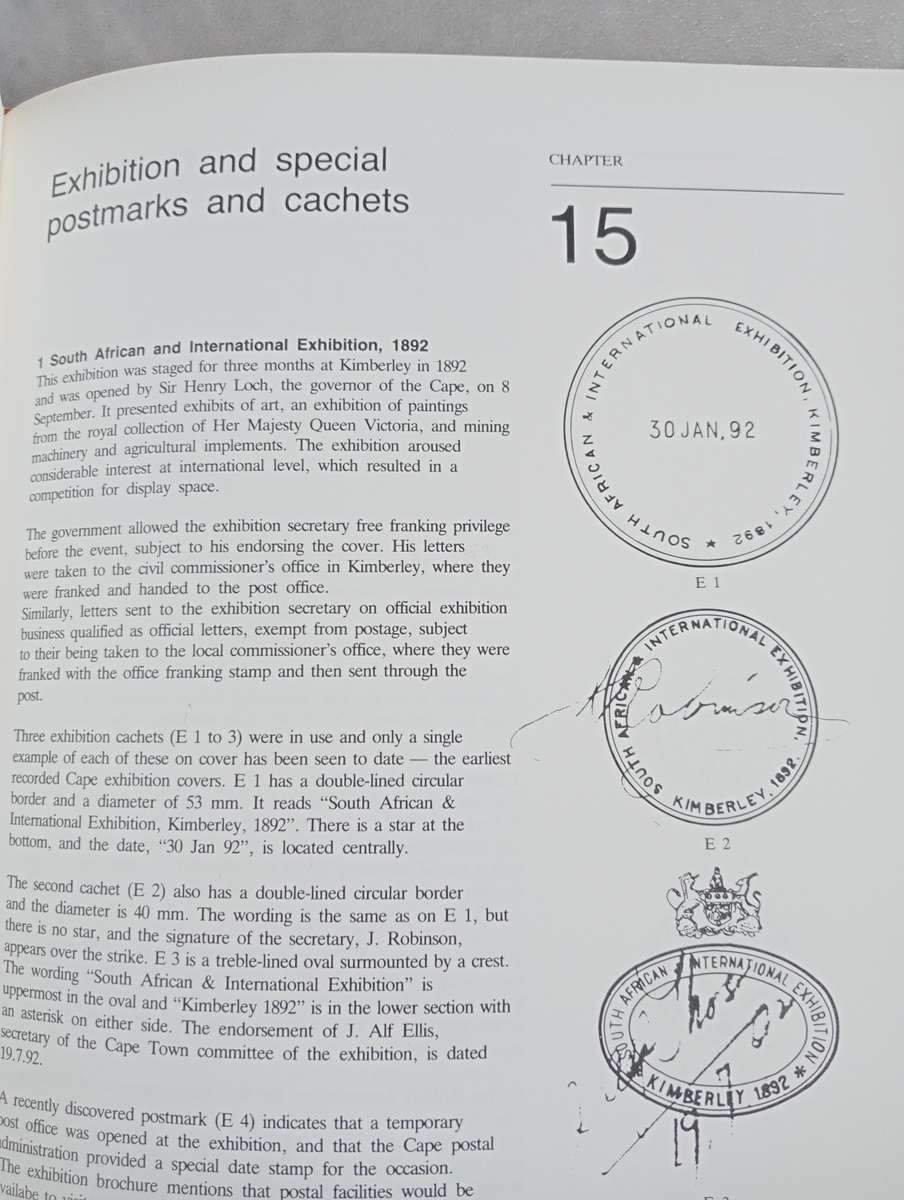 THE VERY SOUGHT AFTER  HARD COVER " GOLDBLATT`s, POSTMARKS OF THE CAPE OF GOOD HOPE "