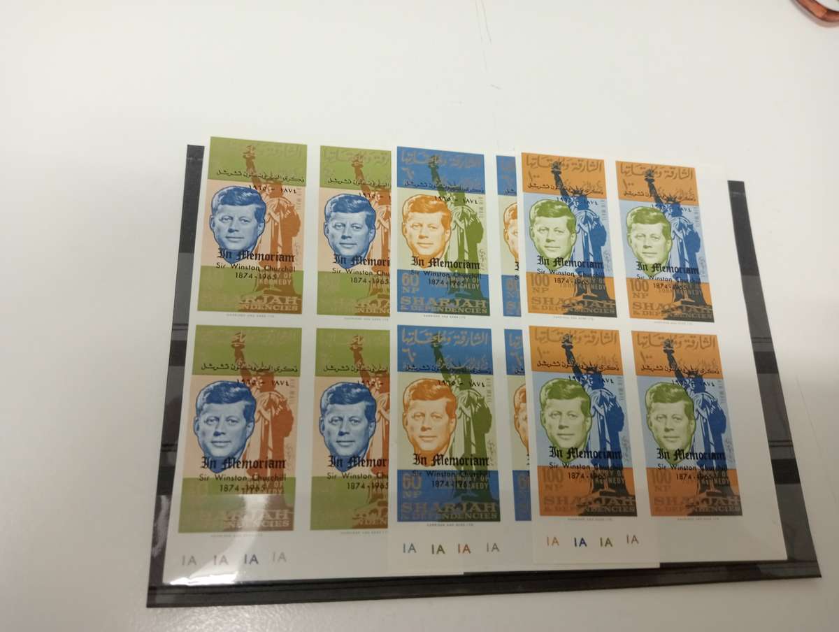 LOVELY SCARCE CHURCHILL ITEMS ALL UMM-SEE THEM ALL TODAY !!! VERY SCARCE IMPERF BLOCKS