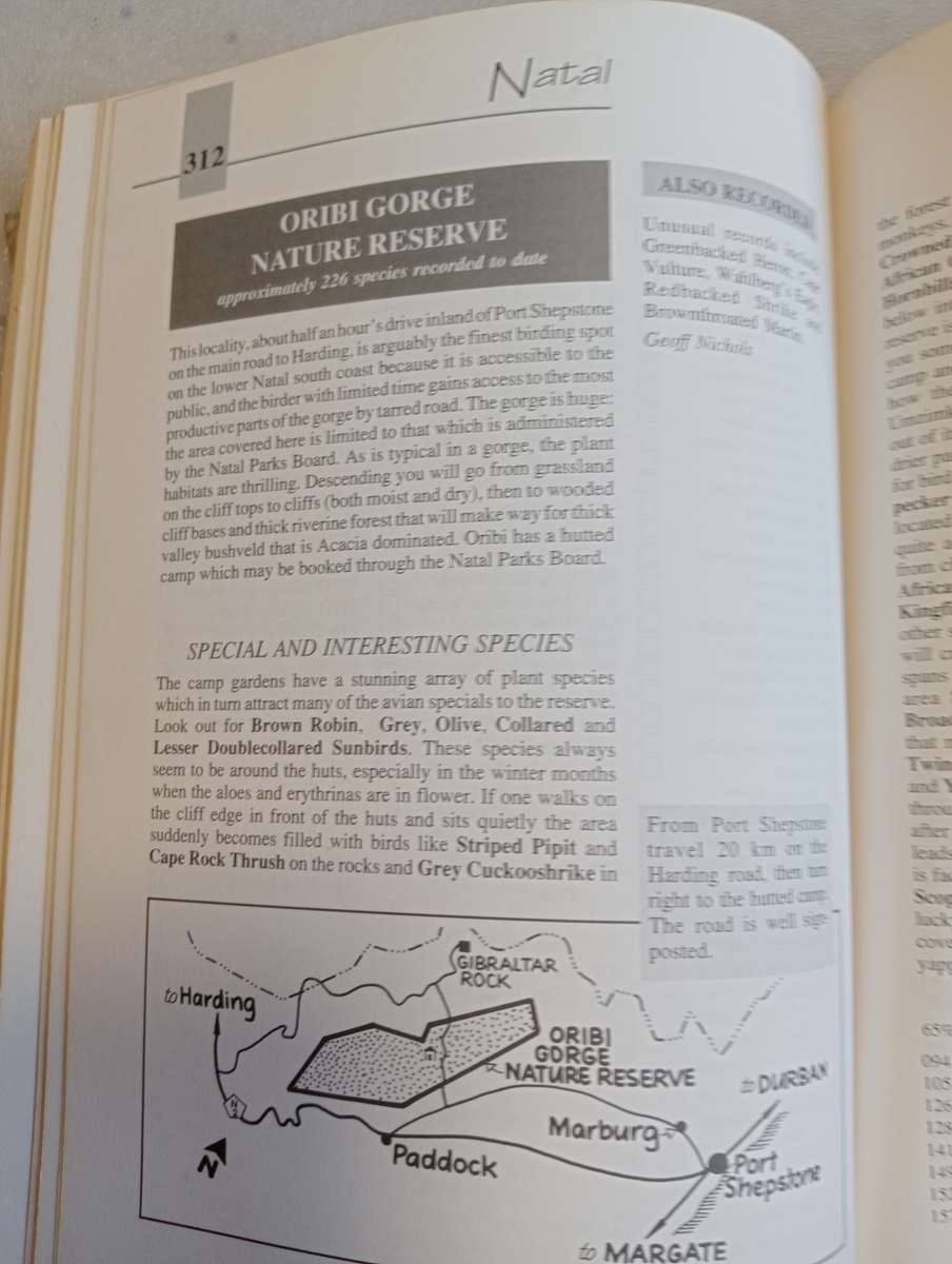 SIGNED BOOKS ON AUCTION TODAY- " VERY SCARCE BIRD BOOK,COVERS ALL SPOTTING SPOTS IN S.A. SIGNED   "