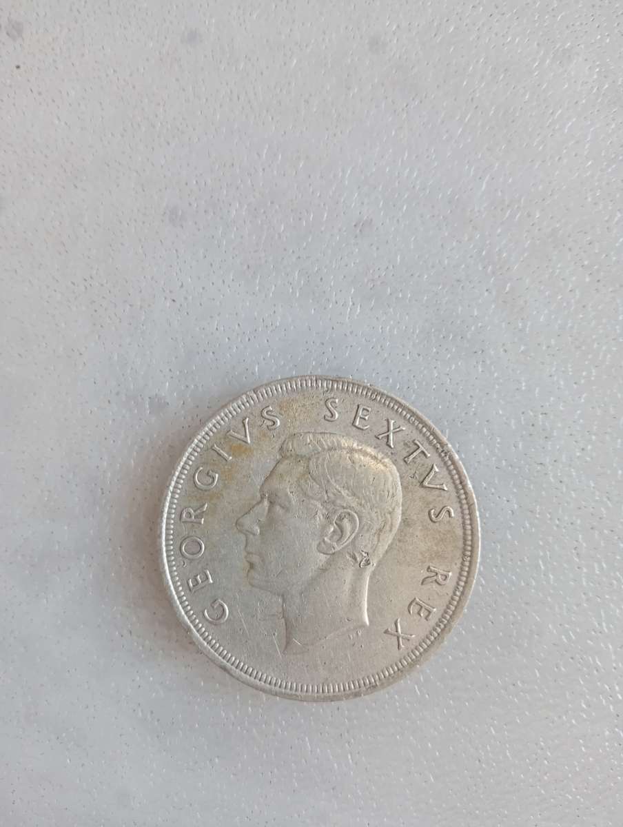 UNION  LOVELY 1952 SILVER 5 SHILLING COIN -SEE OTHER LISTINGS TODAY !!