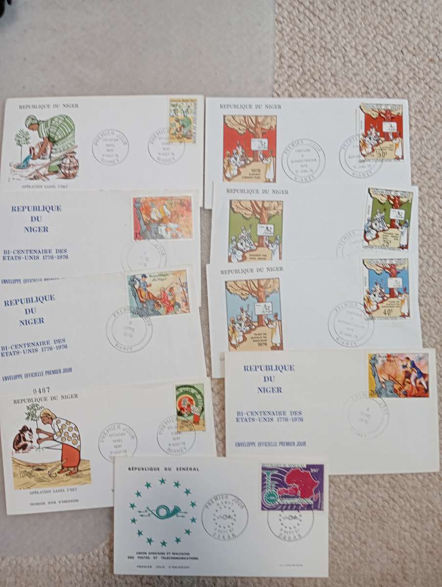 FRENCH AFRICA- 33 SCARCE LIMITED COVERS-NIGER ,SENEGAL ETC