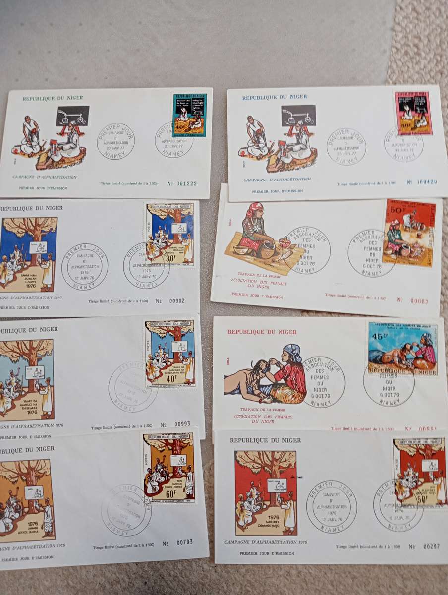 FRENCH AFRICA- 33 SCARCE LIMITED COVERS-NIGER ,SENEGAL ETC