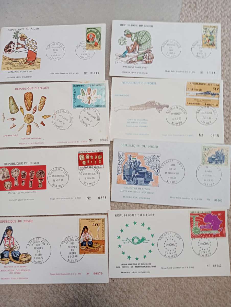 FRENCH AFRICA- 33 SCARCE LIMITED COVERS-NIGER ,SENEGAL ETC