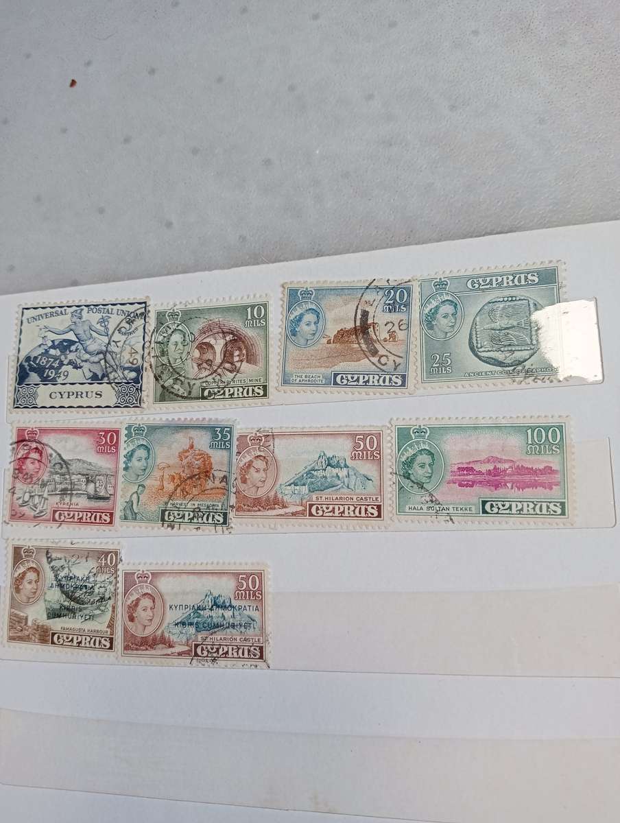 TWO VERY USEFUL STOCK BOOKS-ONE JAMMED WITH WORLD MANY EARLIES,OTHER GOOD CYPRUS SEE BELOW