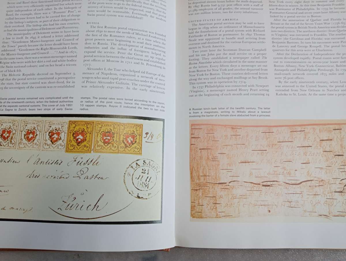 A BEAUTIFUL HARD COVER ON THE COLLECTING OF POSTAL HISTORY & COVERS ETC
