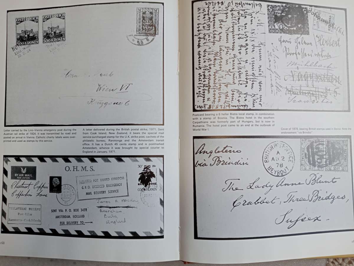 A BEAUTIFUL HARD COVER ON THE COLLECTING OF POSTAL HISTORY & COVERS ETC