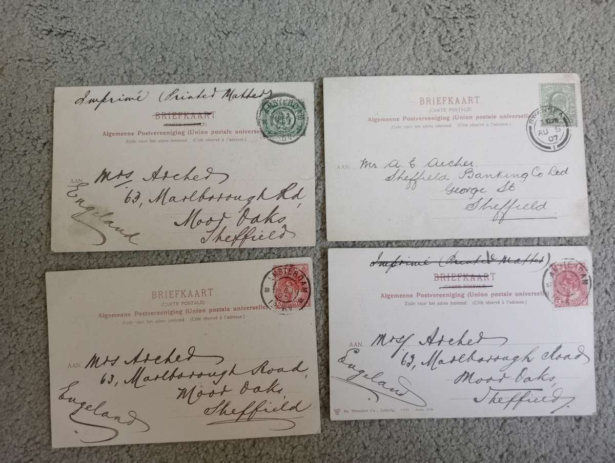 LOVELY EARLY 1900`S POSTCARDS-SEE BACKS BELOW-BUY NOW`S GET A FREE SIMILAR CARD !