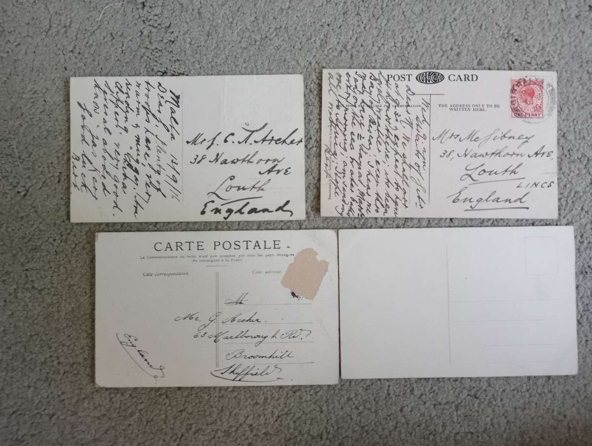 LOVELY EARLY 1900`S POSTCARDS-SEE BACKS BELOW-BUY NOW`S GET A FREE SIMILAR CARD !