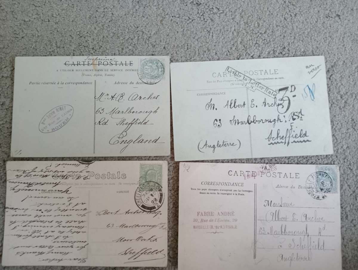LOVELY EARLY 1900`S POSTCARDS-SEE BACKS BELOW-BUY NOW`S GET A FREE SIMILAR CARD !