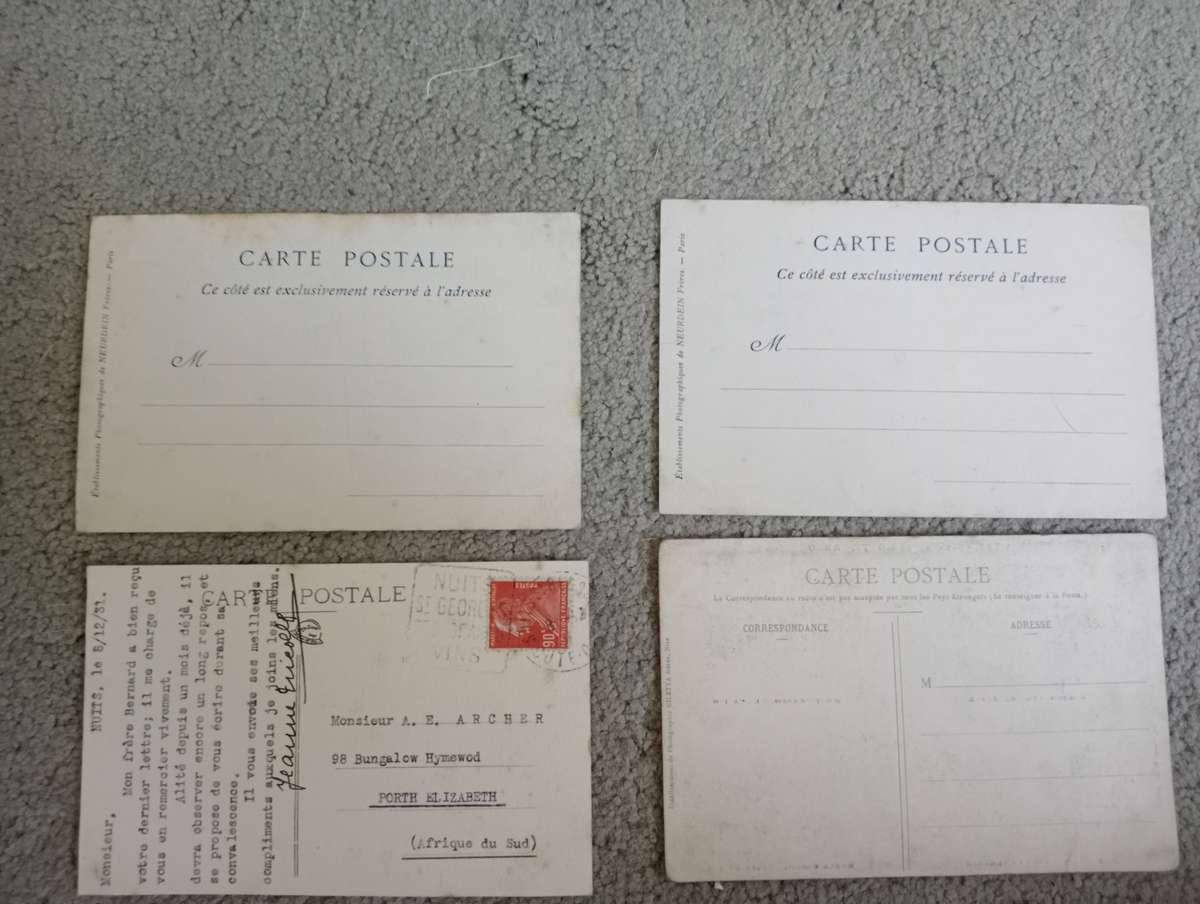 LOVELY EARLY 1900`S POSTCARDS-SEE BACKS BELOW-BUY NOW`S GET A FREE SIMILAR CARD !