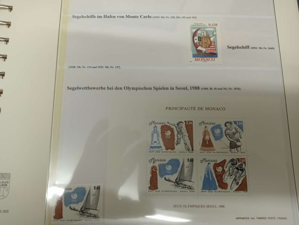 BEAUTIFUL SCARCE SHIPS MONACO ALL POST OFFICE FRESH  R1950.00