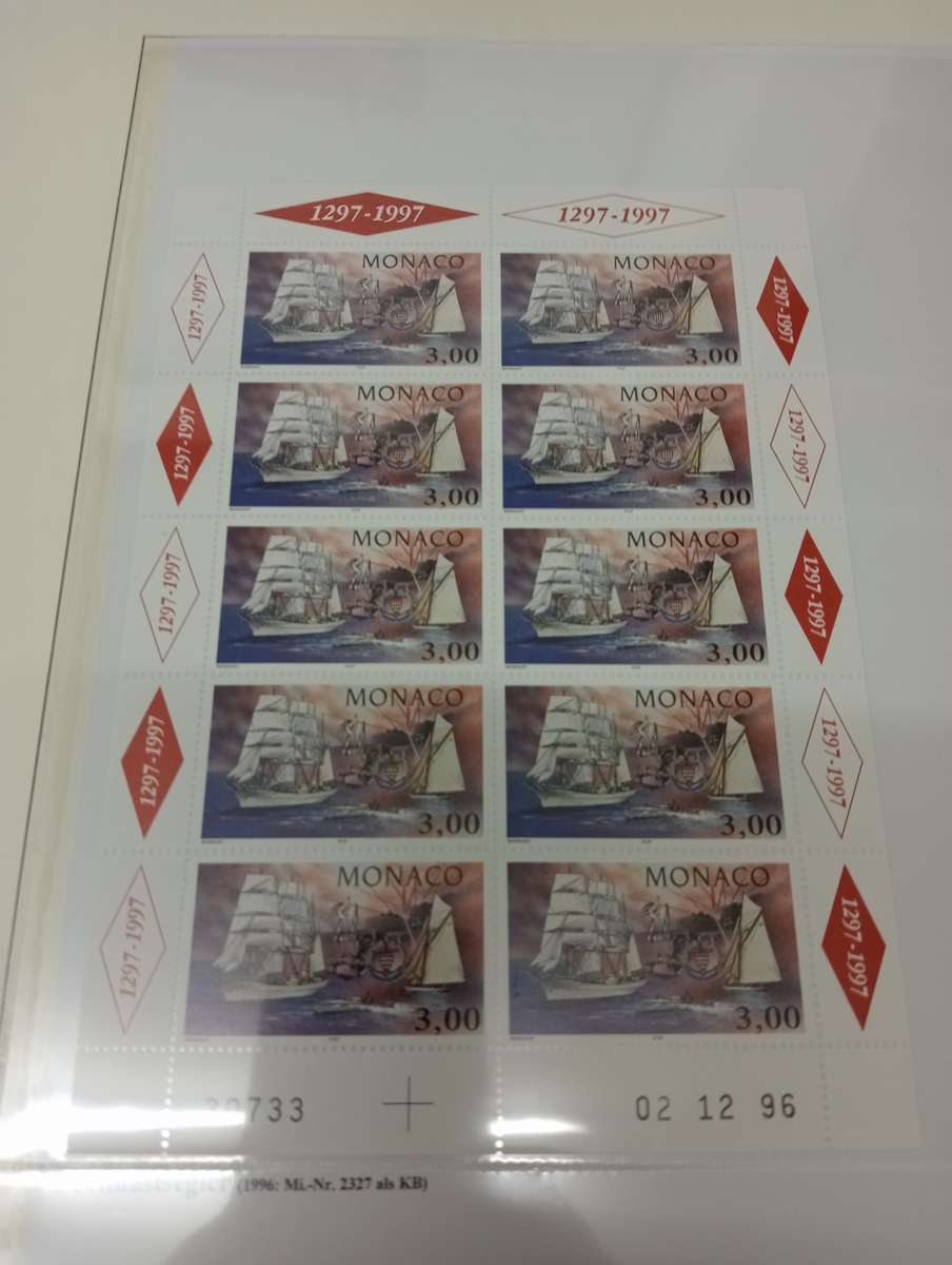 BEAUTIFUL SCARCE SHIPS MONACO ALL POST OFFICE FRESH  R1950.00