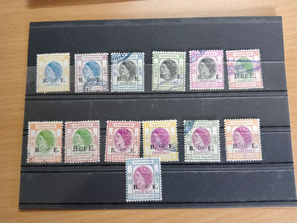 HONG KONG-SCARCE BACK OF THE BOOK LOTS