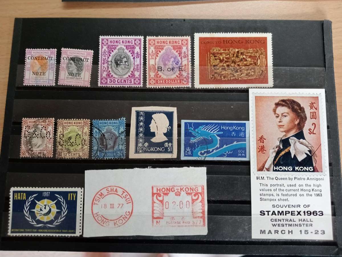 HONG KONG-SCARCE BACK OF THE BOOK LOTS