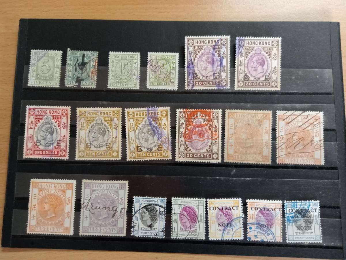 HONG KONG-SCARCE BACK OF THE BOOK LOTS